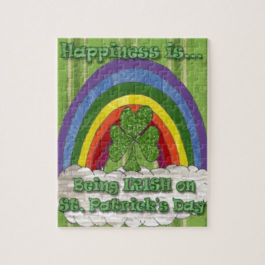 Iers zijn op St. Patrick's Day Legpuzzel (Verticaal)