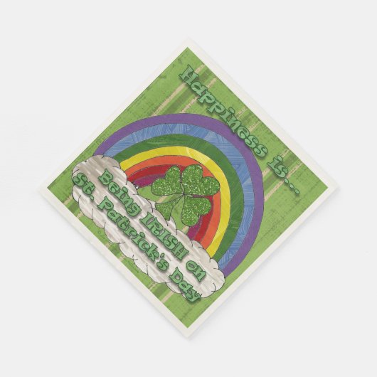 Iers zijn op St. Patrick's Day  Servet (Hoek)