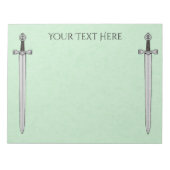 Iers zwaard notitieblok (Voorkant)