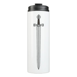 Iers zwaard thermosbeker