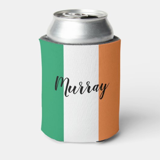 Ierse achternaam Custom Blikjeskoeler (Blikje Achterkant)