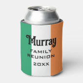 Ierse achternaam Custom Blikjeskoeler (Blikje Voorkant)