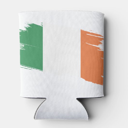 Ierse achternaam Custom Flag Kleuren Reunion Blikjeskoeler (Achterkant)