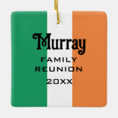 Ierse achternaam Custom Keramisch Ornament (Voorkant)