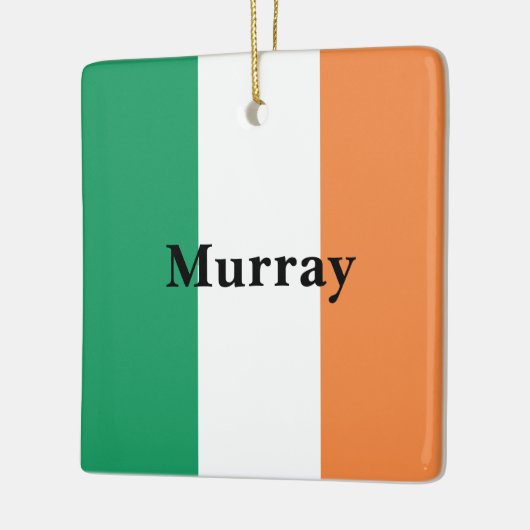 Ierse achternaam Custom Keramisch Ornament (Links)
