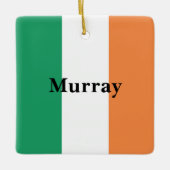 Ierse achternaam Custom Keramisch Ornament (Voorkant)