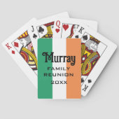Ierse achternaam Custom Pokerkaarten (Achterkant)