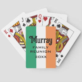 Ierse achternaam Custom Pokerkaarten