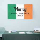 Ierse achternaam Custom Spandoek (Beurs)