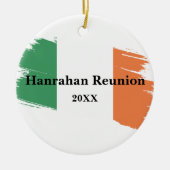 Ierse achternaam keramisch ornament (Voorkant)