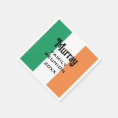 Ierse Achternaam Naam op maat  Servet (Hoek)