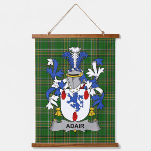 Ierse Adair Wapen van Familie Crest Hangend Wandkleed