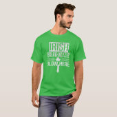 Ierse ademhaler St Patricks Day Adult Humor Sha T-shirt (Voorkant volledig)