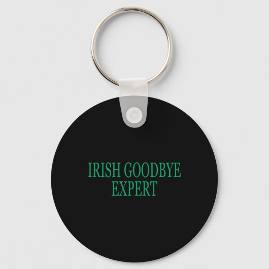 Ierse afscheid expert grappige St. Patrick's dag _ Sleutelhanger (Voorkant)