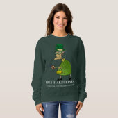 Ierse Alzheimer St. Patrick's Day Humor  Trui (Voorkant volledig)