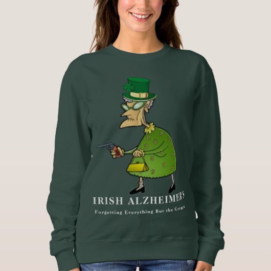 Ierse Alzheimer St. Patrick's Day Humor  Trui (Voorkant)