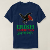 Ierse Amerikaanse superheld T-shirt (Design voorkant)