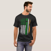 Ierse Amerikaanse vlag HARRISON, MI T-shirt (Voorkant volledig)
