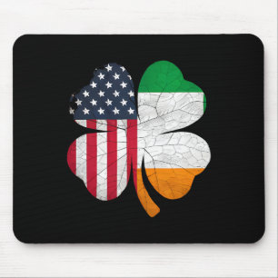 Ierse Amerikaanse Vlag Ierland Vlag St. Patrick's Muismat