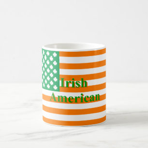 Ierse Amerikaanse vlag Koffiemok