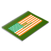Ierse Amerikaanse vlag Notitieboek (Linkerzijde)