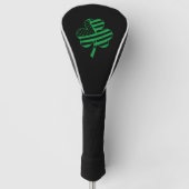 Ierse Amerikaanse vlag Shamrock voor Golfheadcover (Voorkant)