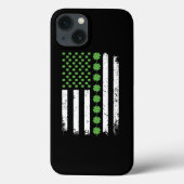 Ierse Amerikaanse vlag St. Patrick s Day Shamrock  Case-Mate iPhone Case (Achterkant)