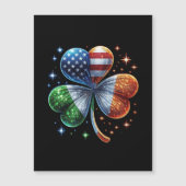 Ierse Amerikaanse vlag ST. PATRICKS DAG (Voorkant)