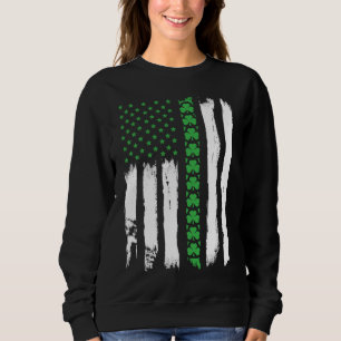 Ierse Amerikaanse vlag St Patrick's Day Trui