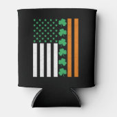 Ierse Amerikaanse vlag St Pattys St Patricks Paddy Blikjeskoeler (Voorkant)