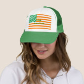 Ierse Amerikaanse vlag Trucker Pet (In situ)