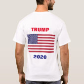 IERSE AMERIKANEN VOOR TRUMP T-SHIRT (Achterkant)