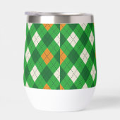 Ierse argyle in de kleuren van St. Patrick's Day (Rechts)