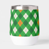 Ierse argyle in de kleuren van St. Patrick's Day (Achterkant)