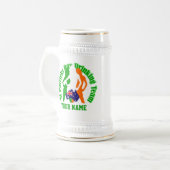 Ierse Australische meisjes St Patrick's day Bierpul (Voorkant links)