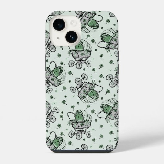 Ierse Baby koets moeder te zijn iPhone Hoesje (Achterkant)