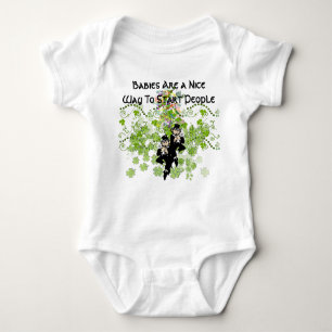 Ierse Baby Leprechaun Blessing Romper