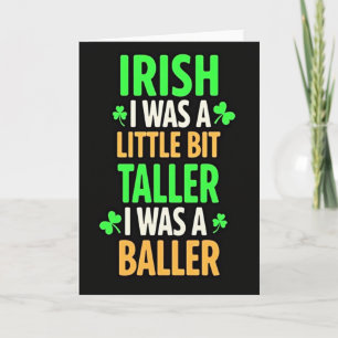 Ierse Bal Humor Kaart