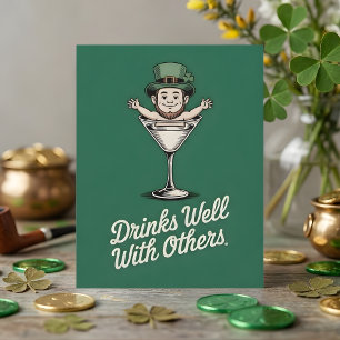 Ierse Bar Humor St. Patrick's Dag Kaart