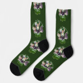 Ierse barmeisje St. Patrick's Day Sokken (Links)