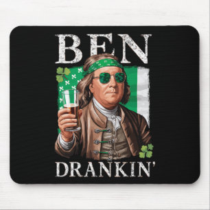Ierse Ben Drankin Bier - St Pattys Mannen en Vrouw Muismat