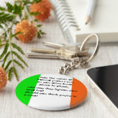 Ierse bestuurderszegening sleutelhanger (Zijkant)