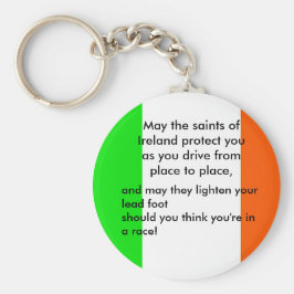 Ierse bestuurderszegening sleutelhanger