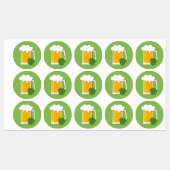 Ierse Bierpul met Klavertje Vier Labels (Vel)