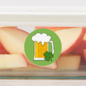 Ierse Bierpul met Klavertje Vier Labels (Aangebracht)