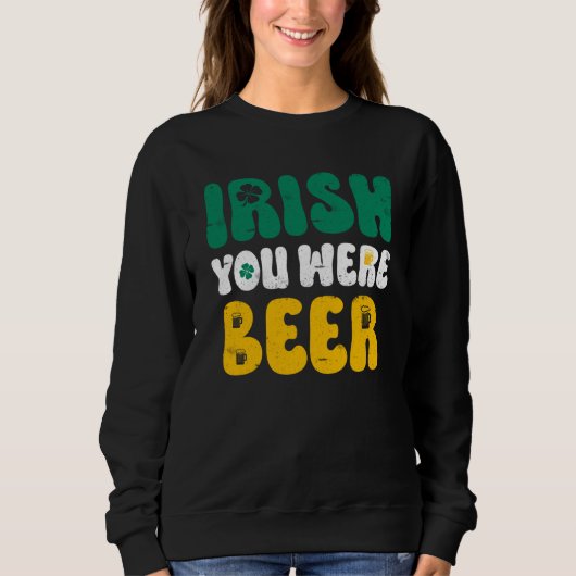 Ierse bierwensen voor St. Patrick's Day Trui (Voorkant)
