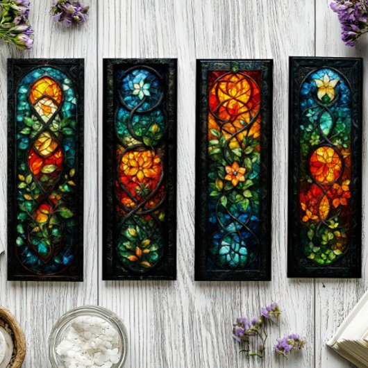 ierse Bladwijzer, keltisch Glas in lood Bladwijzer