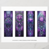 Ierse Bladwijzer, Paarse Keltische Bladwijzer 1 (Achterkant)