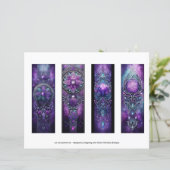 Ierse Bladwijzer, Paarse Keltische Bladwijzer 1 (Staand voorkant)