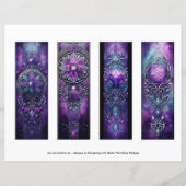 Ierse Bladwijzer, Paarse Keltische Bladwijzer 1 (Voorkant)